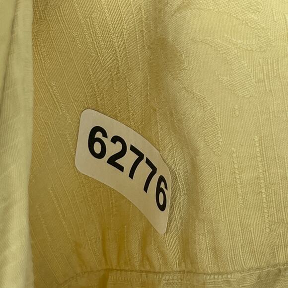 TOMMY BAHAMA Shirts Mens XL Silk Fish Jacquard Button Up Short Sleeve Yellow - Picture 14 of 14